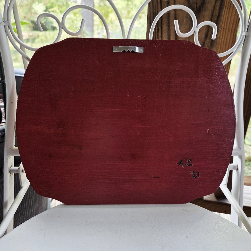 Handmade Distressed Barn Red Kitchen Sign - Picture 5 of 7